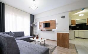 Apartamento familiar | Cortinas opacas y sistema de insonorización