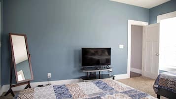 4 bedrooms, iron/ironing board, travel crib, WiFi