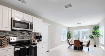 Hot Tub Paradise | Air Hockey Games Swing Set BBQ