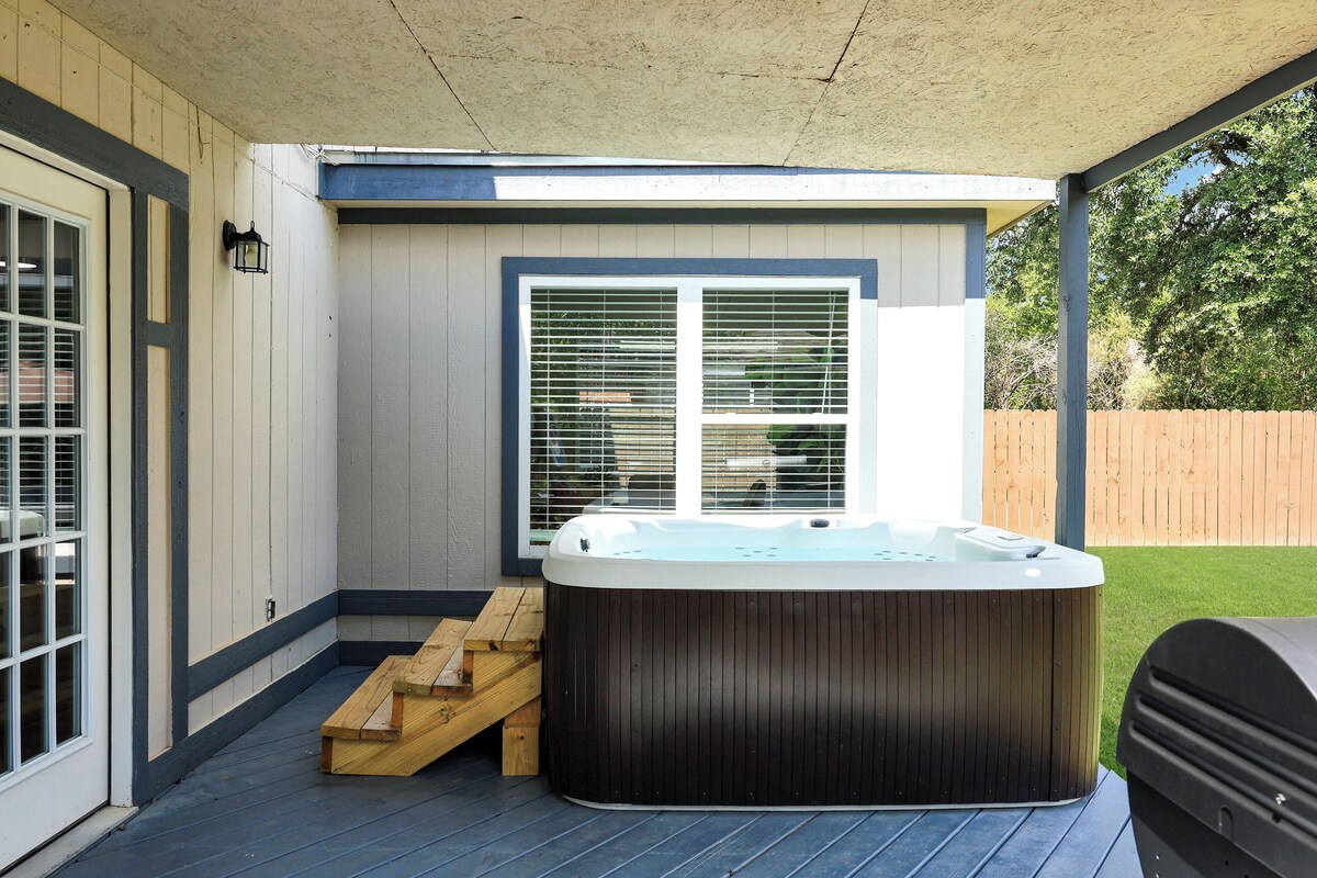 Hot Tub Heaven | Games Air Hockey | BBQ Swing Set