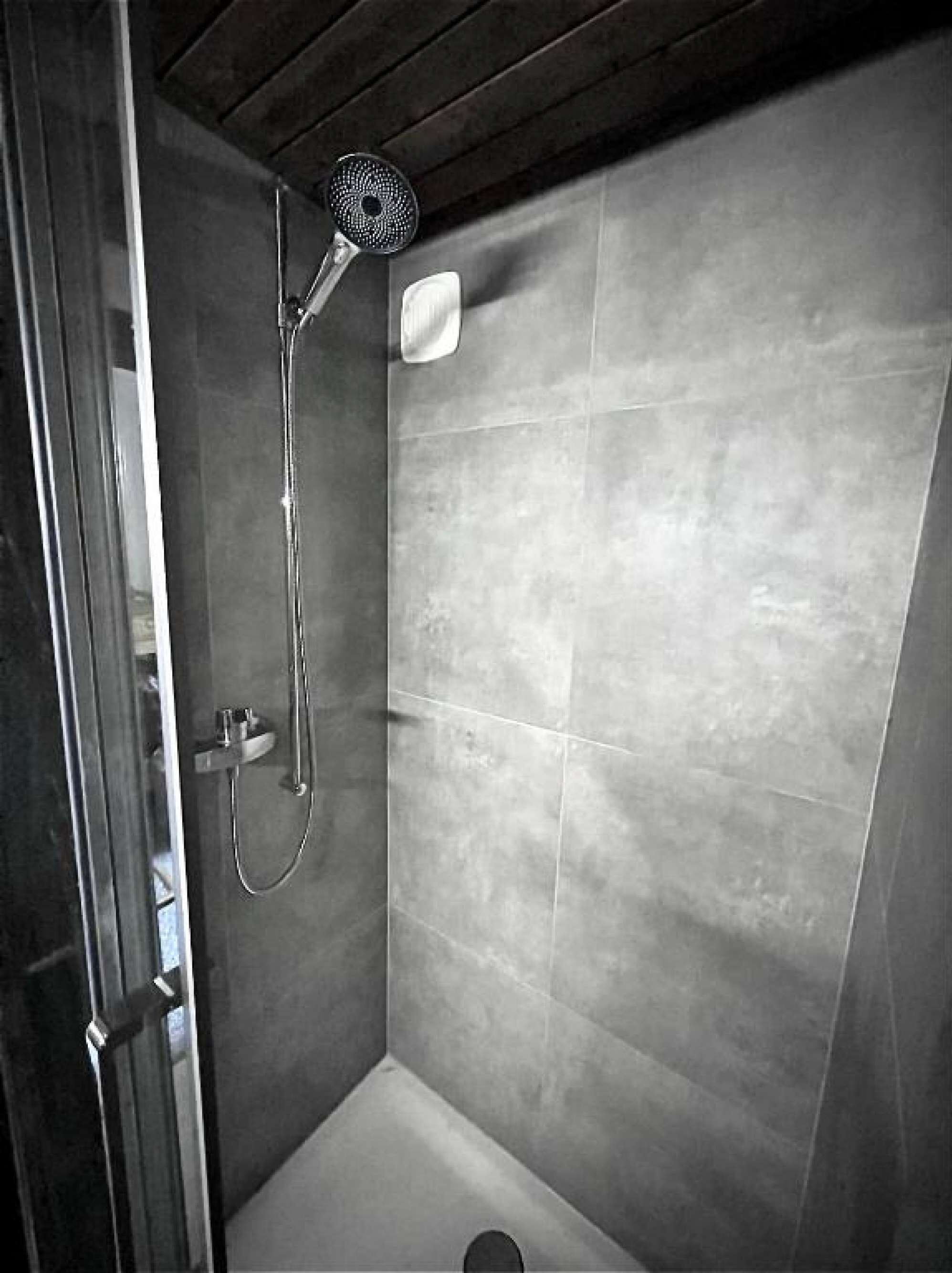 Shower, hair dryer