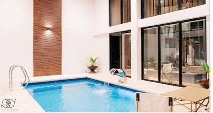 Lukali Staycation with indoor swimming pool, mini gym, billiard, karaoke, etc