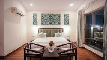 Superior dubbelrum - utsikt mot trädgården | Gratis wi-fi