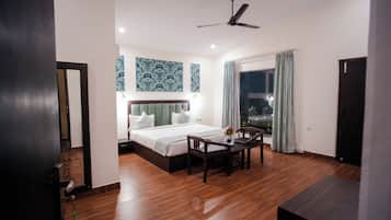 Premium bedding, down duvets, memory-foam beds, rollaway beds