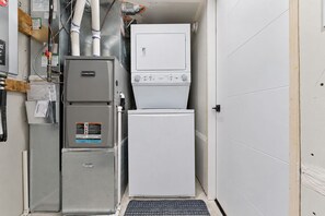 In-suite washer and dryer: pack light, stay longer