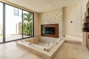 Villa, 1 Bedroom, Private Pool | Living area | Smart TV