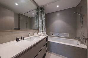 Towels, soap, toilet paper