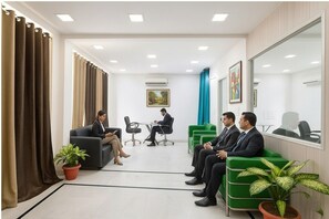 Sala de estar en el lobby