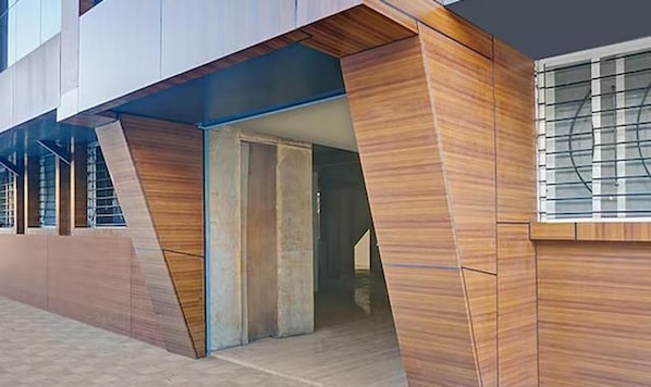 Entrée de l’hébergement