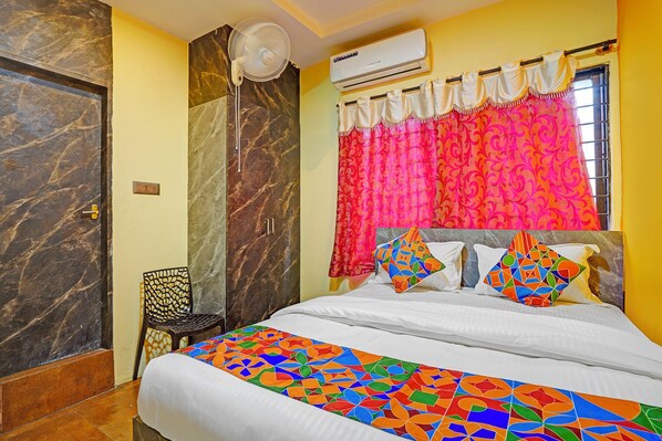 Sengetøy i egyptisk bomull, sengetøy av topp kvalitet og safe på rommet