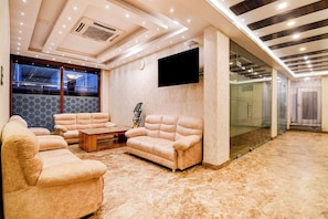 Sala de estar en el lobby