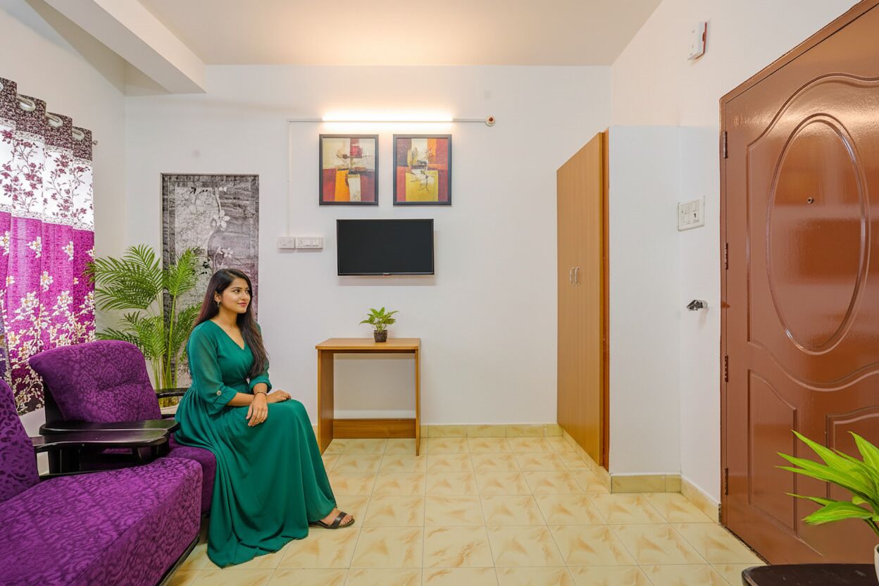 Sitteområde i lobbyen