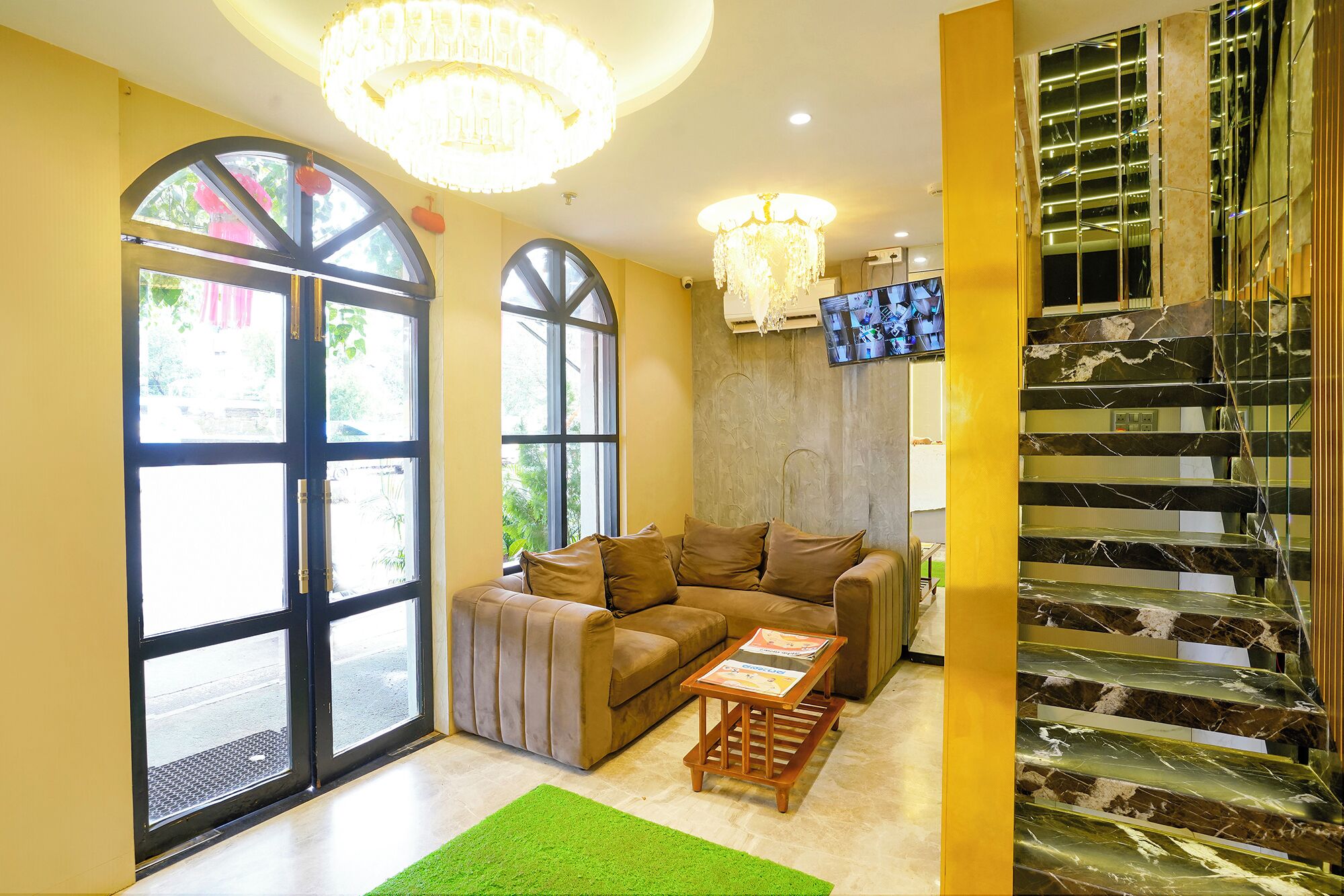 Sala de estar en el lobby