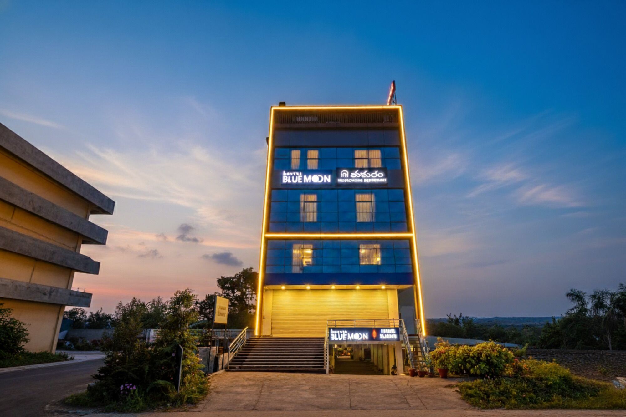 Entrée de l’hébergement