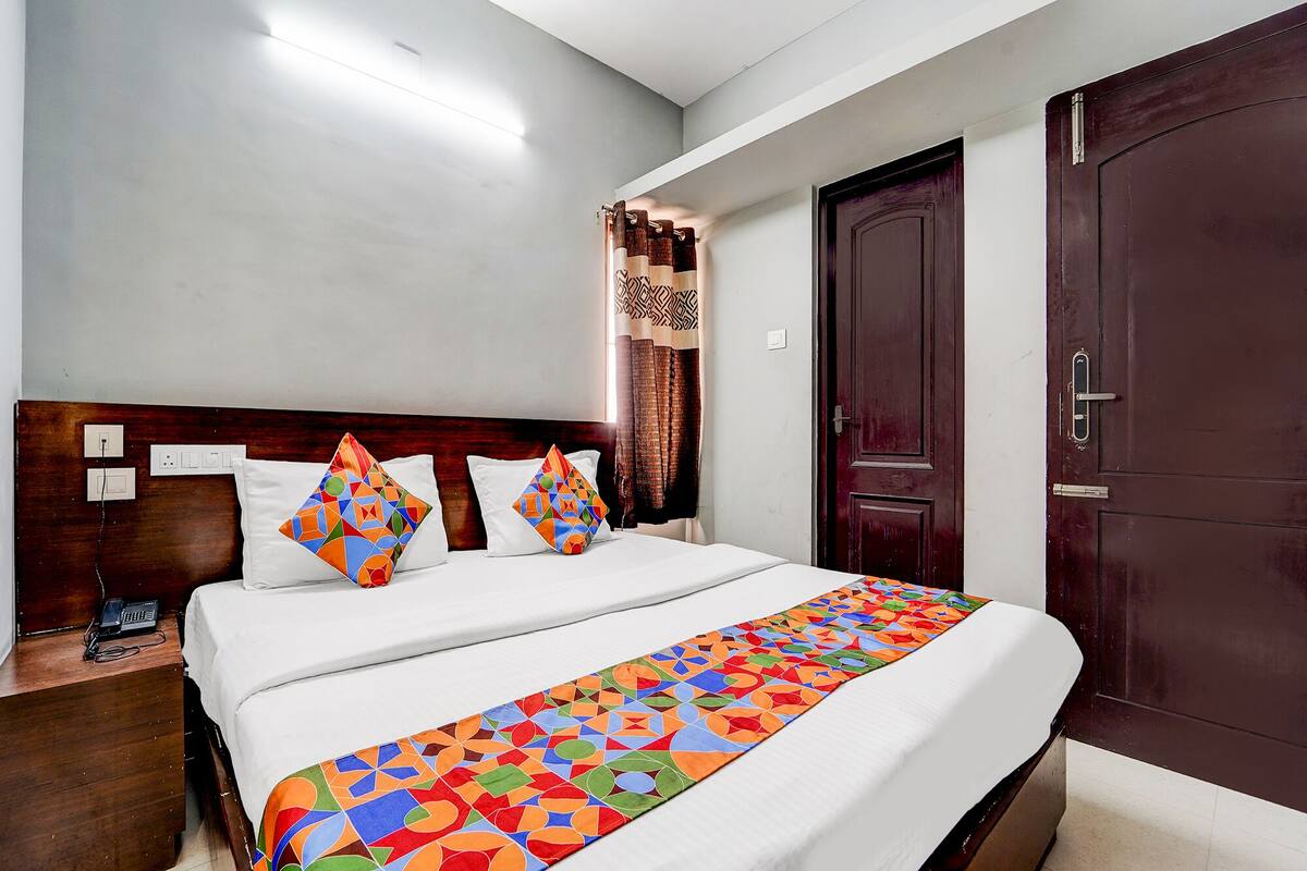 Phòng Deluxe | Bộ trải giường bằng vải cotton Ai Cập, bộ đồ giường cao cấp