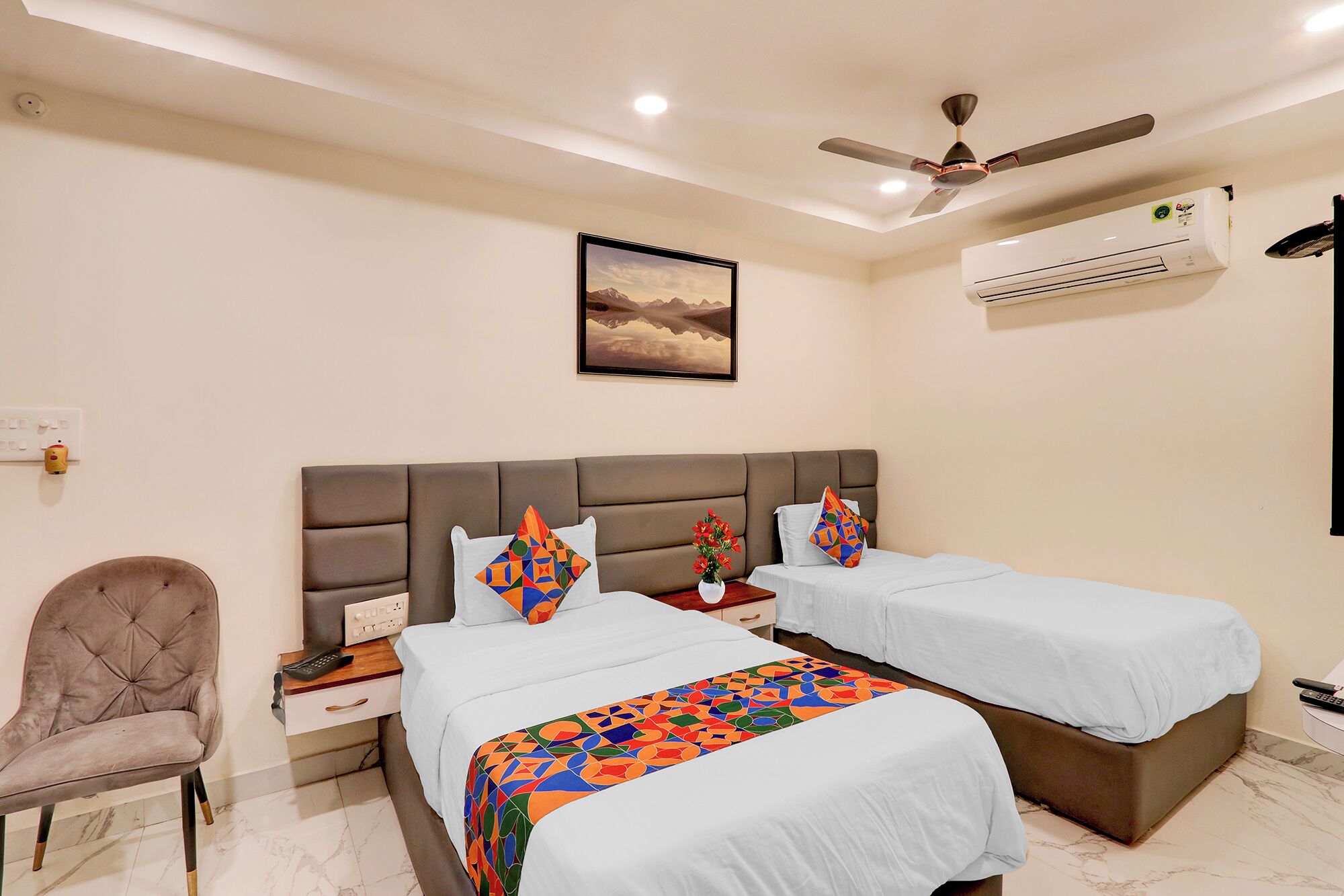 埃及棉床單、高級寢具、客房內保險箱、免費無線上網