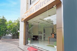 Inngangur gististaðar