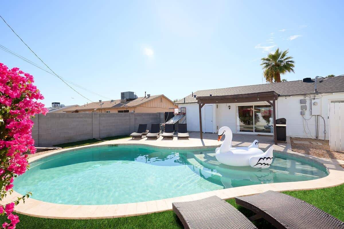 Piscine chauffée