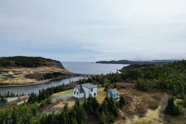 Peaceful retreat nestled by the shoreline.