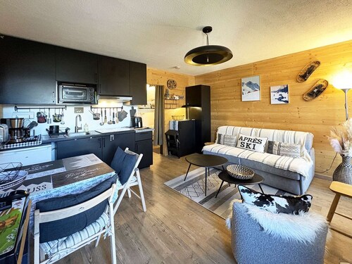 Renoviertes Studio mit Balkon und Parkplatz in Les Orres