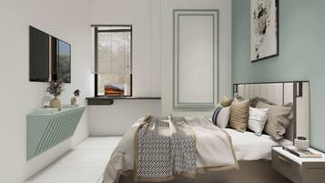 2 bedrooms, internet