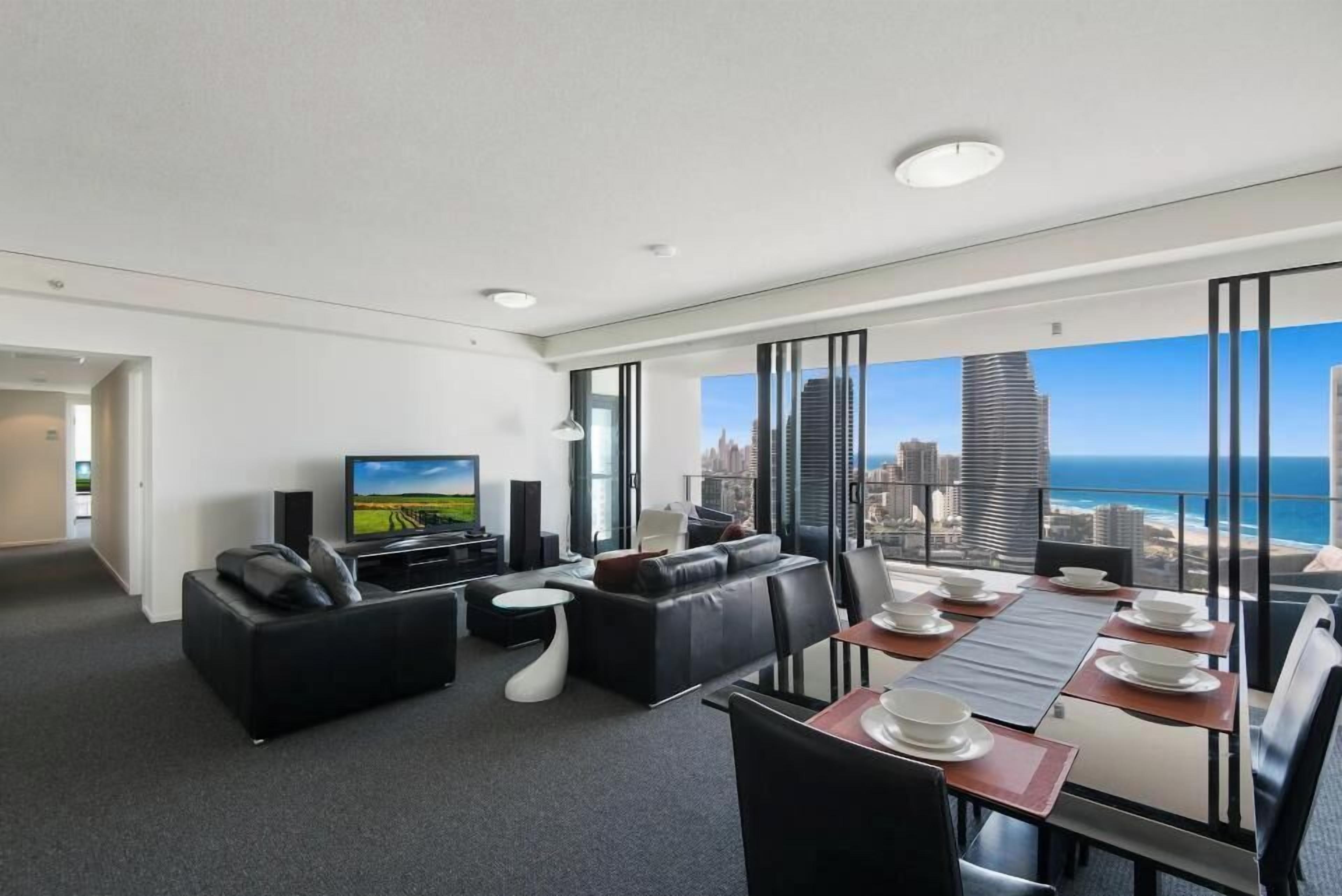 Apartment, Balcony, Ocean View | Living area