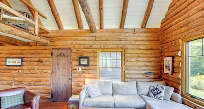 Cozy Log Cabin Near Mt Snow: Views, Modern Comfort