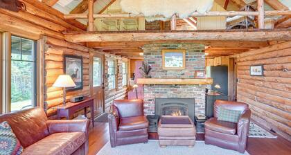 Cozy Log Cabin Near Mt Snow: Views, Modern Comfort