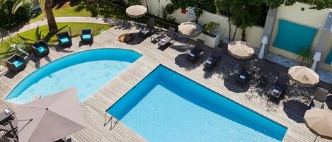 Casa | Alberca | Alberca al aire libre y alberca climatizada