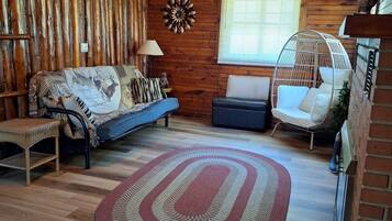 TV connectée, cheminée