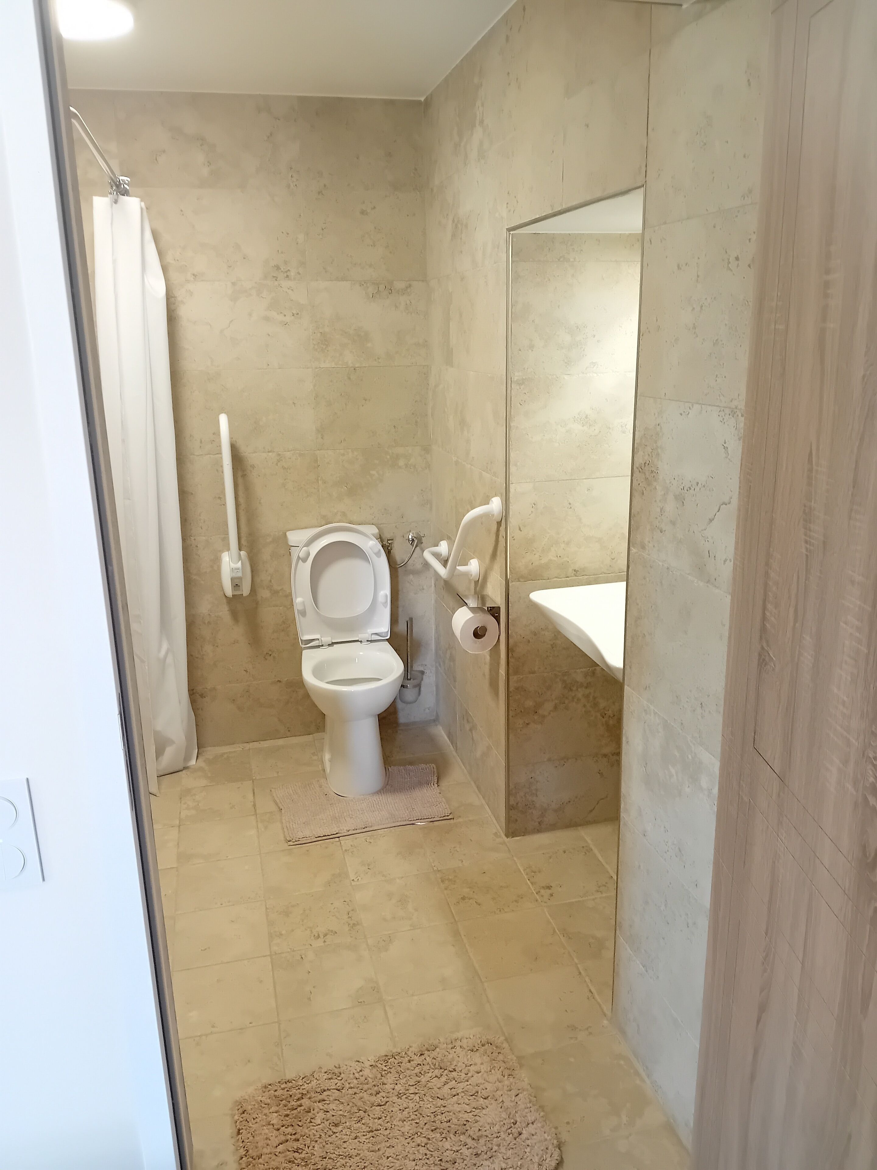 Towels, soap, toilet paper