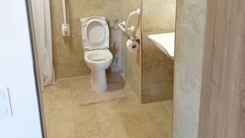 Towels, soap, toilet paper