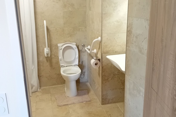 Towels, soap, toilet paper