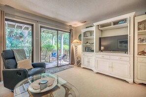 Televisión, estéreo y oficina 