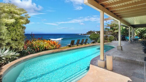 Kukuiula Bay House By Parrish - Oceanfront Family Home