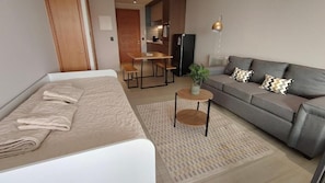Apartament Comfort, balcó, vistes a la ciutat
