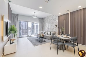 Apartment, Balcony, Canal View | Iron/ironing board, cots/infant beds, free WiFi, bed sheets - Bellevue Downtown BurjKhalifa Dubai Mall (Dubai)