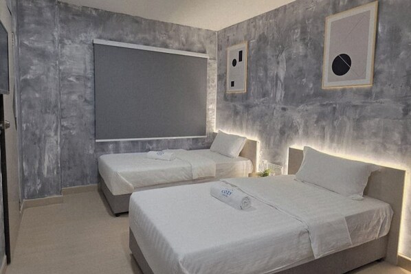 Minibar, desk, iron/ironing board, free WiFi