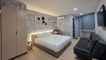 Huvila | Minibaari, työpöytä, silitysrauta/-lauta, ilmainen Wi-Fi