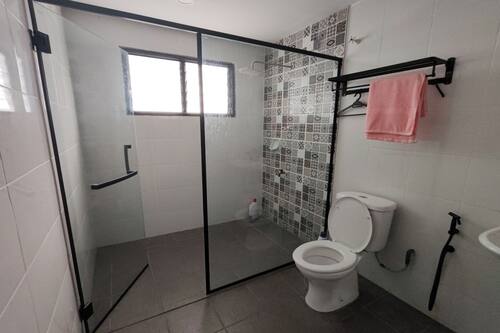 Vila | Kamar mandi | Shower, perlengkapan mandi gratis, dan handuk