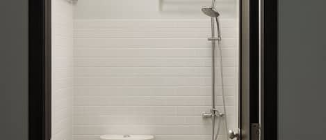 Standard Twin Room, Air conditioning | Bathroom | Shower, rainfall showerhead, free toiletries, towels