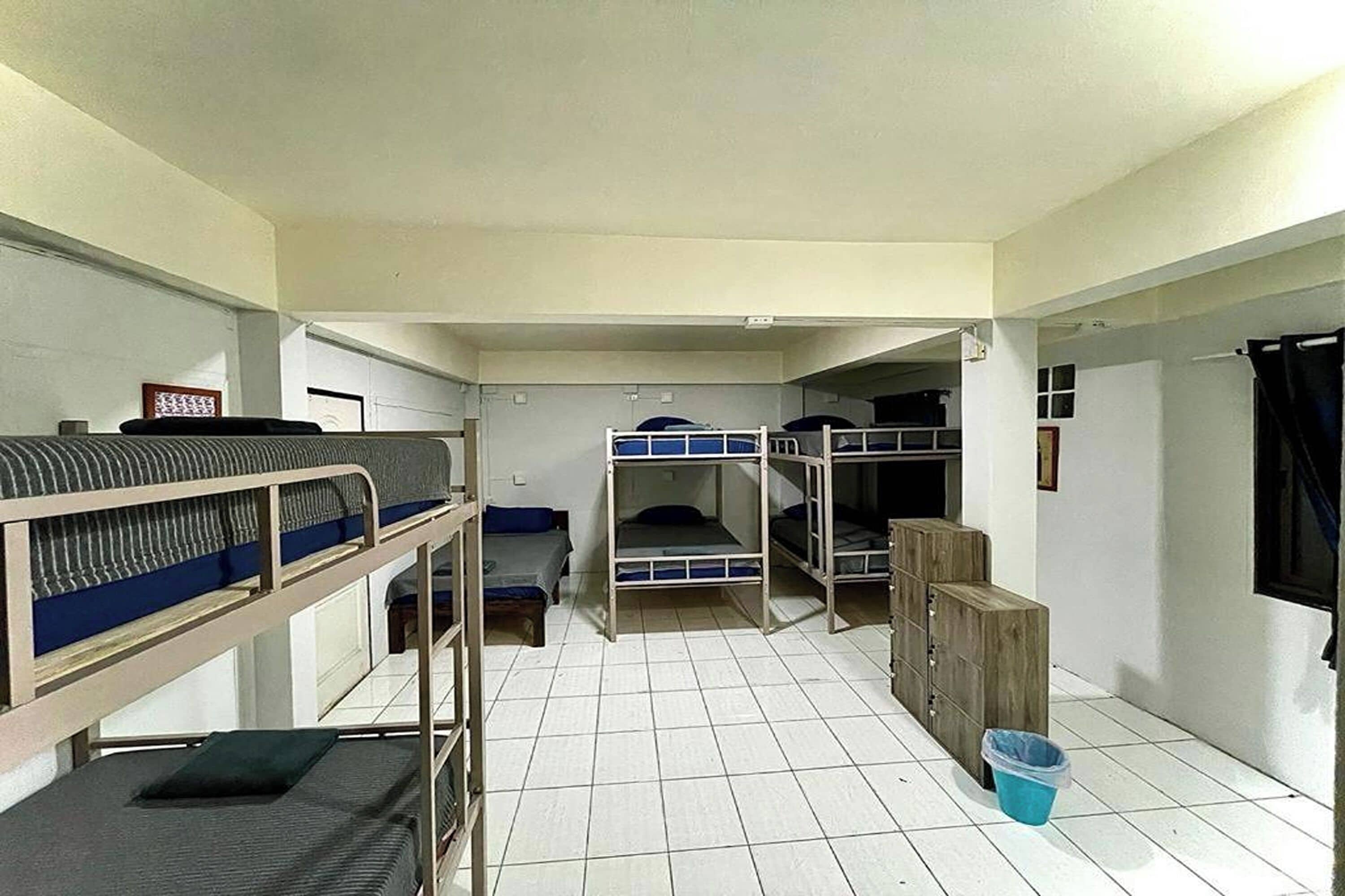 7-Bed Mixed Dormitory Room | Free WiFi, bed sheets