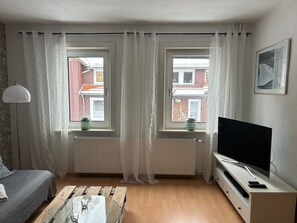 TV, DVD player, stereo