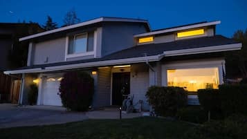 Front of property – evening/night