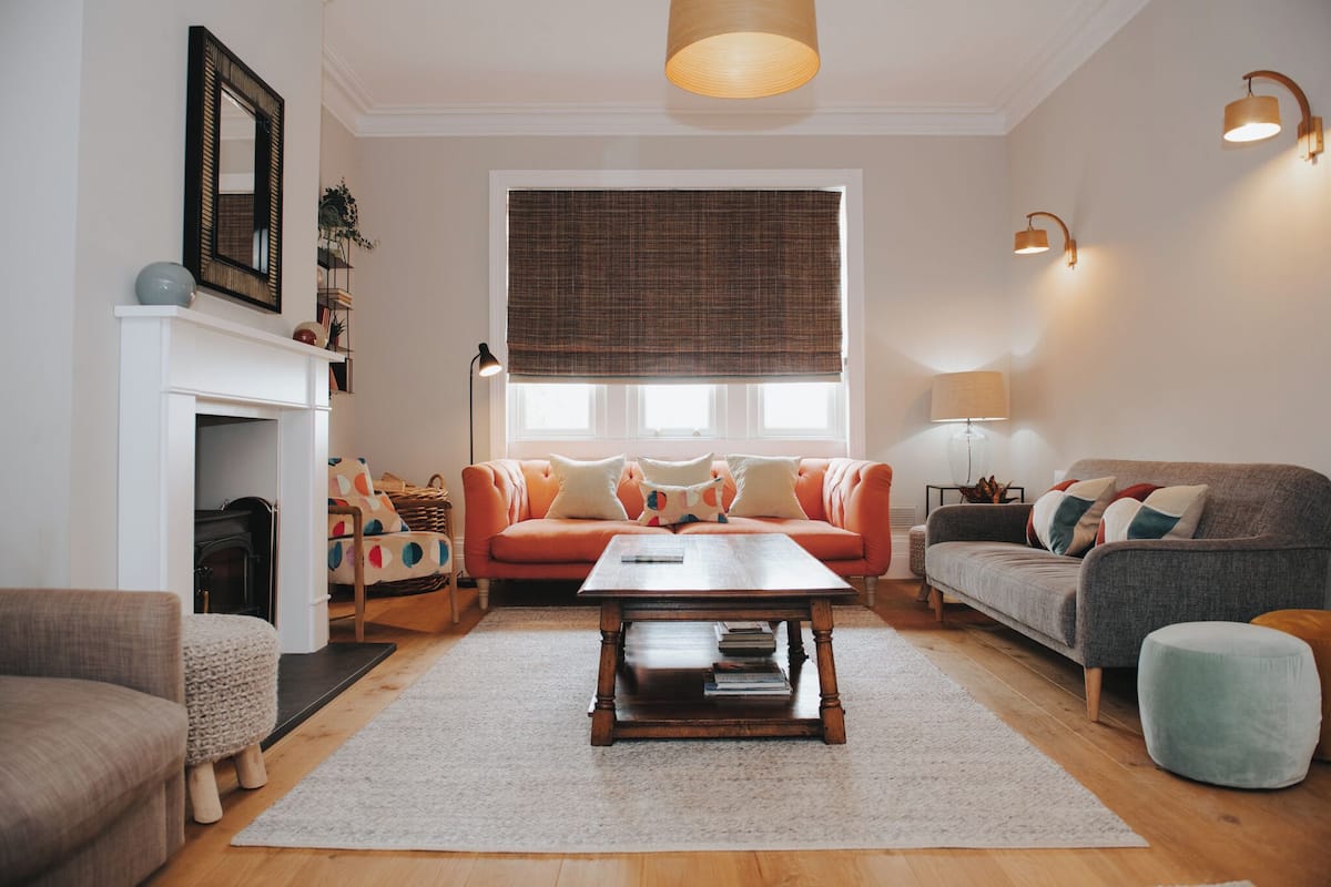 Deluxe House, Patio, Valley View | Living area