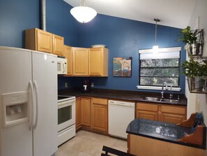 Microwave, oven, stovetop