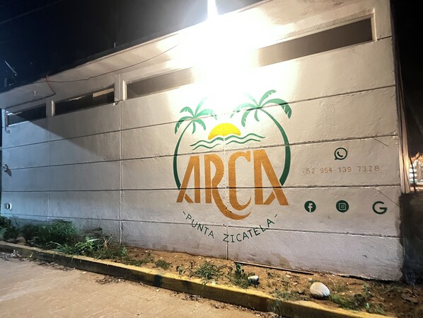 Fachada da propriedade