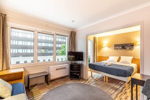 1 makuuhuone, työpöytä, silitysrauta/-lauta, ilmainen Wi-Fi