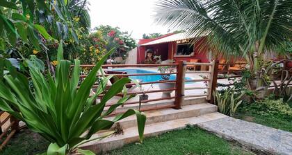 Poolside Double Suite. Behind the dunes, 10 minutes from the beach.