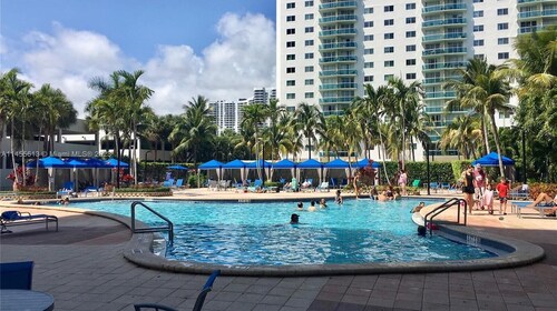 Modern 1BR Condo on Sunny Isles  across from the  Beach and Free Parking on site